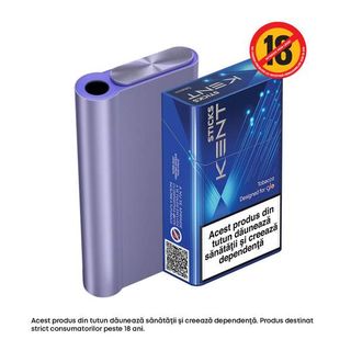 Starter Kit HYPER X2 AIR PURPLE + glo by Kent Tobacco