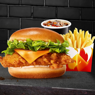 Chicken Burger Combo