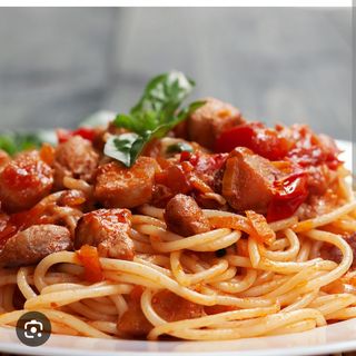 Spaghetti poulet