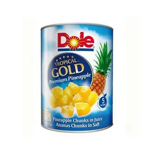 Bucati de ananas in suc tropical Dole 567g