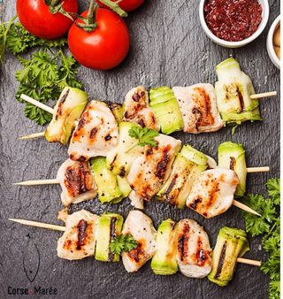 Brochette espadon