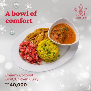 Creamy Coconut Goat or Chicken Curry