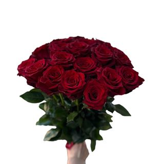 Róże ekwadorskie czerwone 11 szt. średniej wysokości
