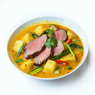 Curry Amarillo De Pato Con Patata