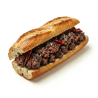 Sandwich Saucisses De Poulet Fromage