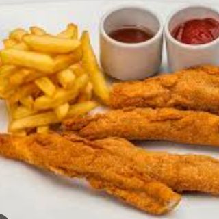 Menú infantil chicken fingers