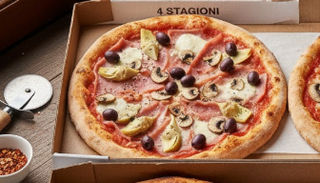 Pizza Bianca Al Funghi Porcini