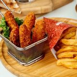 Chips and Fish Fingers