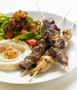 Plat Hummus Mixte + Boisson