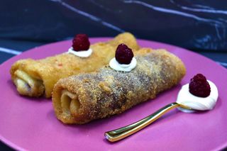 Velika Pohovana palačinka sa kremom od pistaća