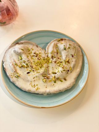 Palmera Pistacho Y Chocolate Blanco