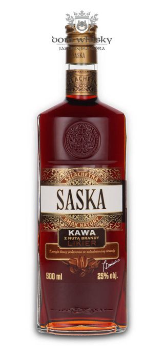 Saska kawa z nutą brandy 500ml 25%