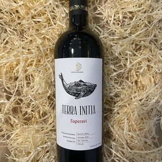 Вино Червоне Сухе, Terra Initia, Saperavi, 2020рік (грузія), 750мл