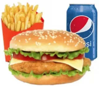 Menú Hamburguesa De Pollo