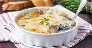 Gratin Poulet Aux Champignons
