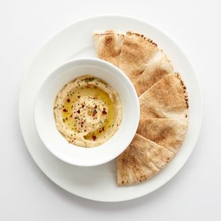 Hummus & Foccacia (V)