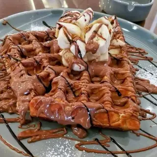 Gaufre Nutella +Iced coffée