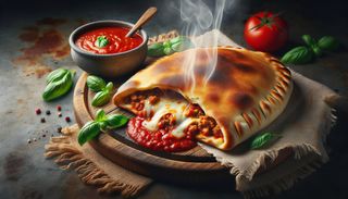 Calzone con carne