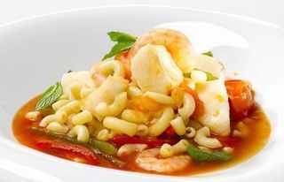 MASSINHA DE PEIXE COM GAMBAS