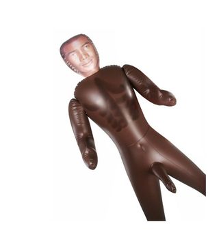 Muñeco Inchable Cara Impresa Mulato