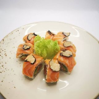 247. Uramaki amaebi sake tartufo 4 pezzi
