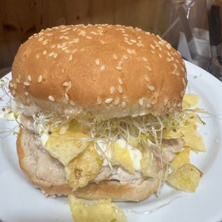 Hamburguesa de pollo especial