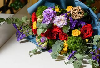 Букет из экзотических цветов