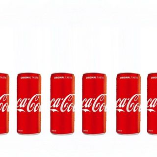 6 x lattina di Coca-Cola