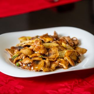 Cerdo con salsa de ostras