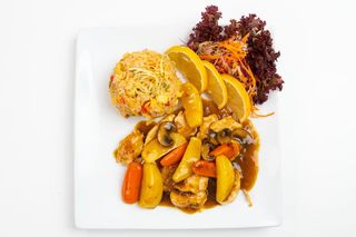 Beef curry Teppaniyaki