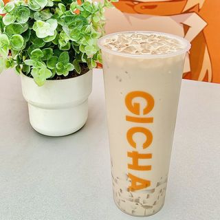 Te con leche de Taro