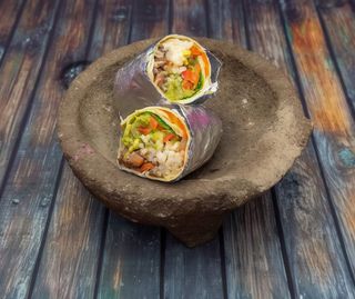 Burrito Vegan Verduras y Guacamole