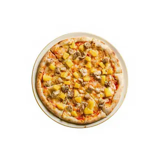 Pizza Hawaiana 28cm.