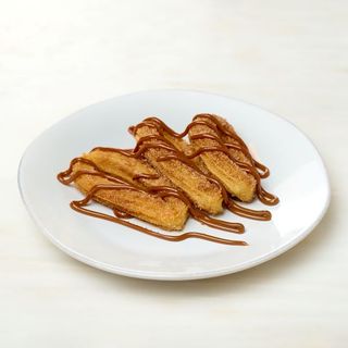 Churros com doce de leite