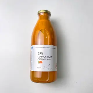 Облепиховый Нектар С Мёдом 35 % 750 Мл / Seabuckthorn Juice With Honey 35%