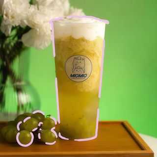 Uva verde Con Capa cremosa