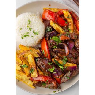 1/2 Chips 1/2 Rice Beef