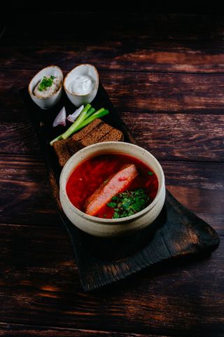 Борщ з копченою грушею (330г)