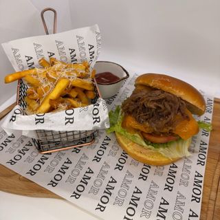 Хрупкав пилешки бургер 