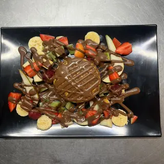 Pancakes De Fruta Y Nutela