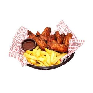 Alitas Con Patatas (6 Uds.)