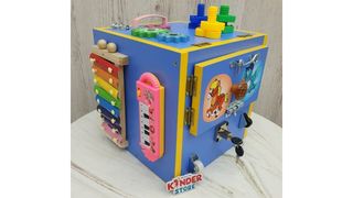 Многофункциональный деревянный бумбокс с музыкальным и световым эффект