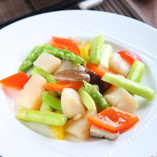 67.Capesante con verdure cinese