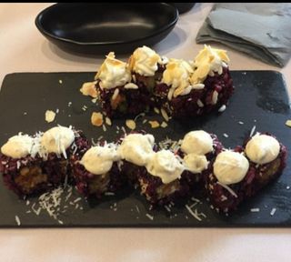 B53. Black almond roll