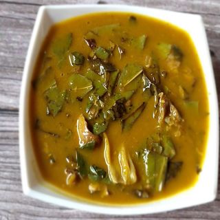 Oha Soup with Swallow & Meat