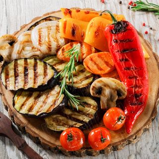 Овощи на углях