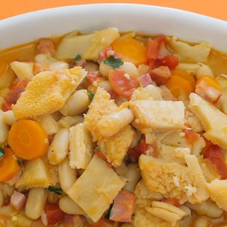 Dobrada com feijão branco