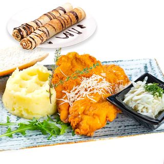 Maxi Menu: Snitel de Pui