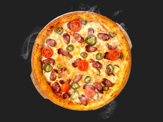 Ковбойська з мисливськими ковбасками піца