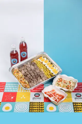 Праздничный Плов 1,5кг+2 салата+2 комп.500мл+2лепешки